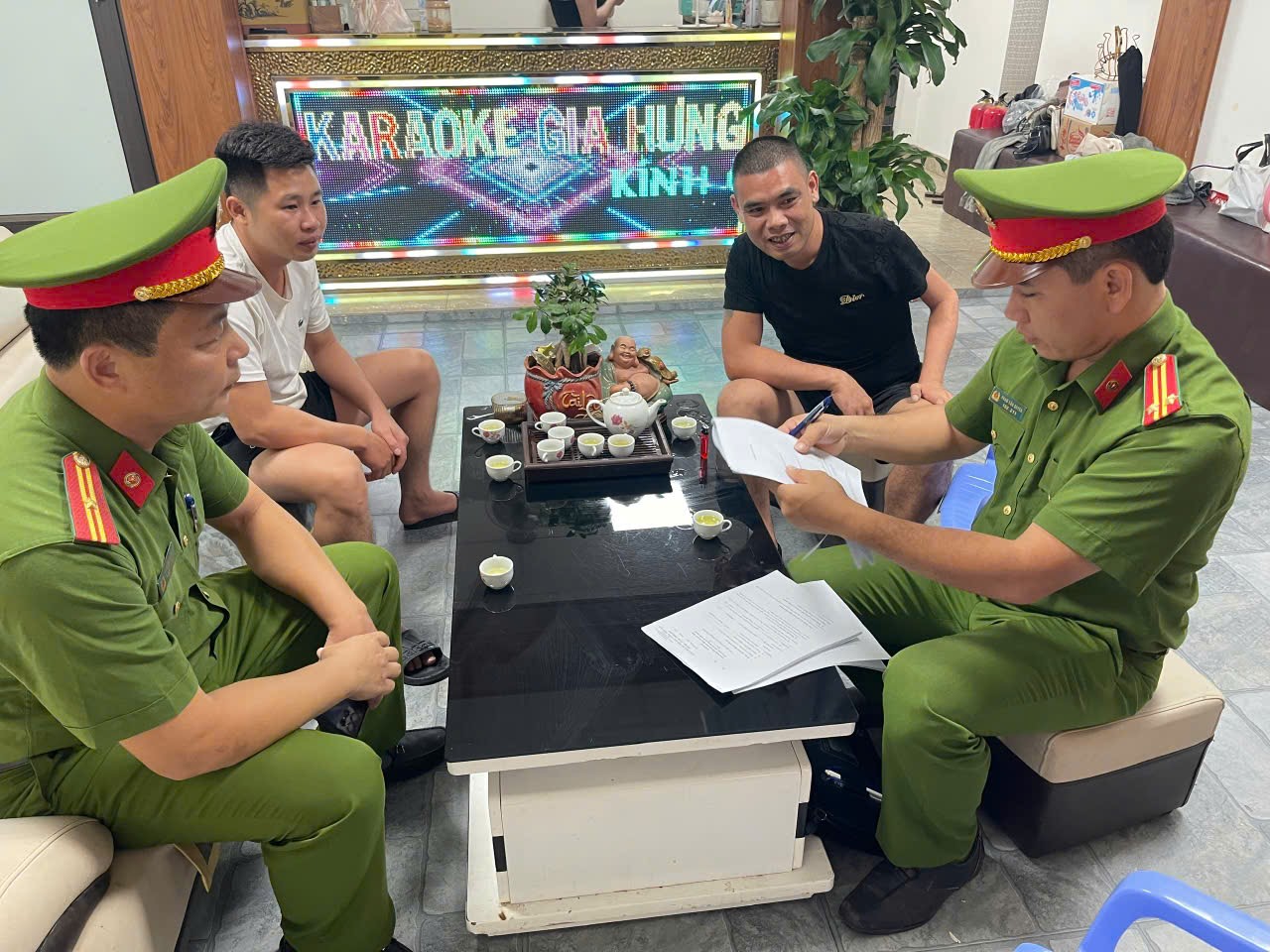 Công an phường Việt Hòa tăng cường kiểm tra công tác PCCC trong mùa hanh khô